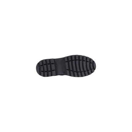 Alviero Martini Prima Classe Black Polyethylene Lace-Up Boots