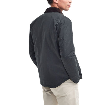 Barbour Gray Cotton Shell Jacket