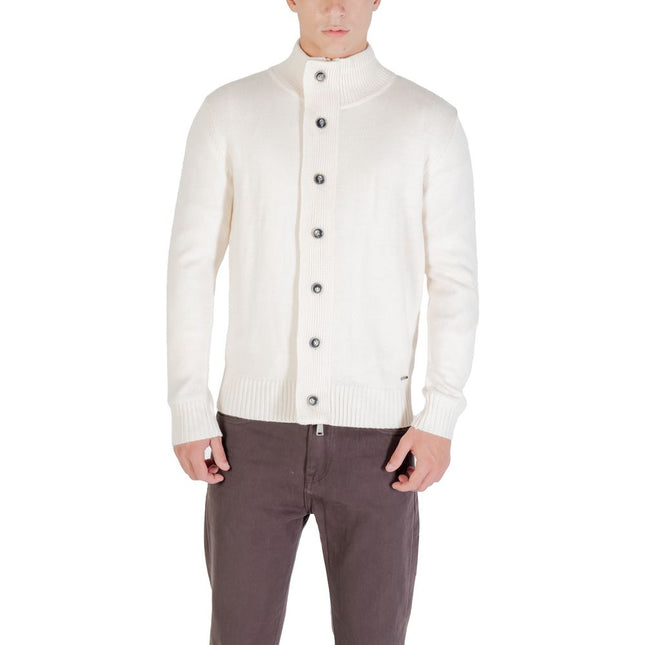 Gianni Lupo Cream Marabou Sweatshirt