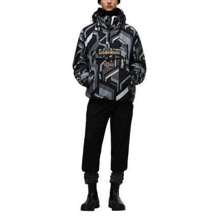 Napapijri Bicolor Recycled Polyester Shell Jacket