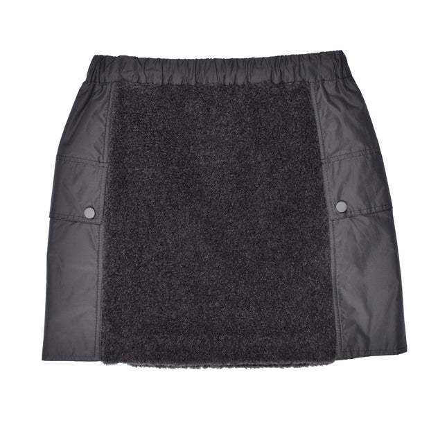 Brunello Cucinelli Bicolor Wool Mini Skirt