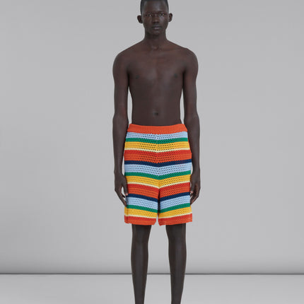 Marni Multicolor Fibres Knee Length