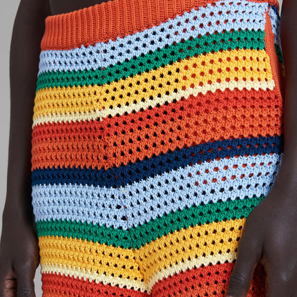 Marni Multicolor Fibres Knee Length