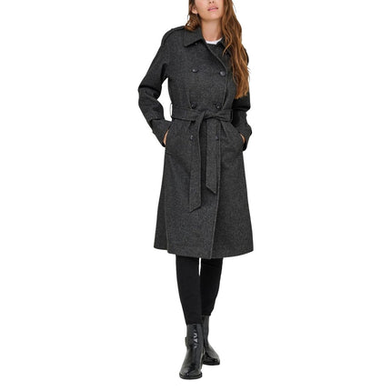 Only Gray Recycled Polyester Coat Only