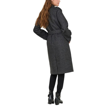 Only Gray Recycled Polyester Coat Only