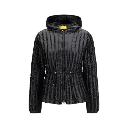 Parajumpers Black Nylon Full-Length Jacket