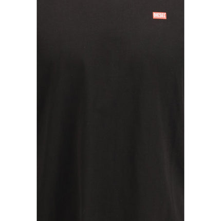 Diesel Black Cotton T-Shirt