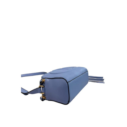 Twinset Blue PU Women Crossbody