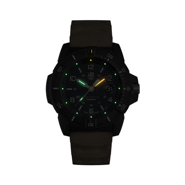 Luminox Orange Rubber Sport Watch