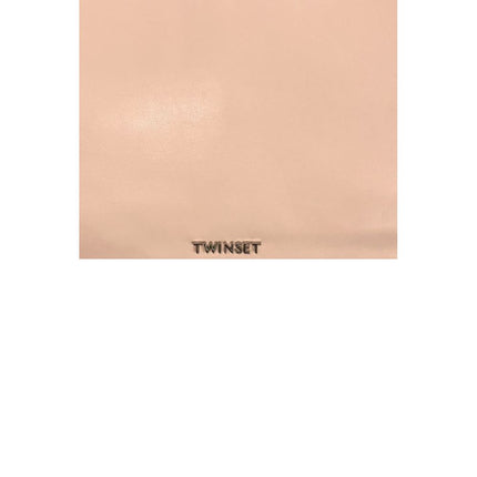 Twinset Pink PU Women Shoulder Bag