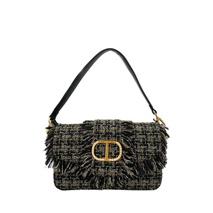 Twinset Black PU Women Shoulder Bag