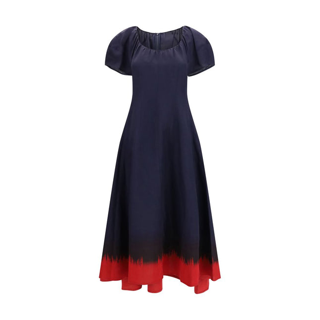 Tory Burch Blue Viscose Casual Dress