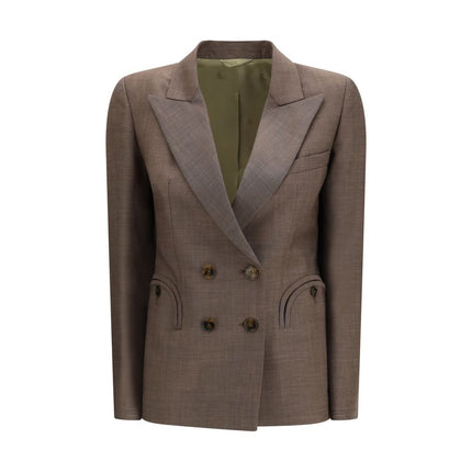 Blazé Milano Brown Wool Blazer