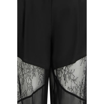 PINKO Black Polyester Casual Pants