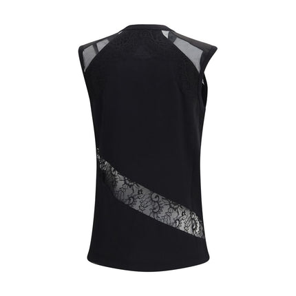 PINKO Black Cotton T-Shirt