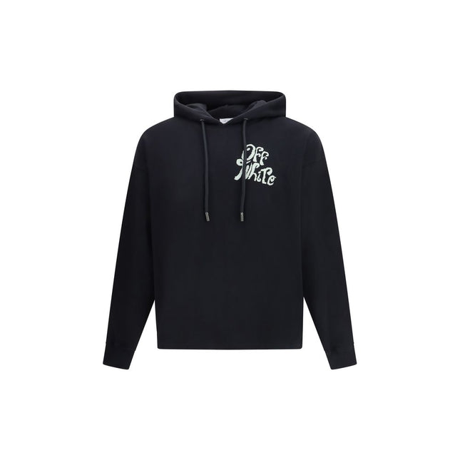 Off-White Black Cotton Sweatshirt