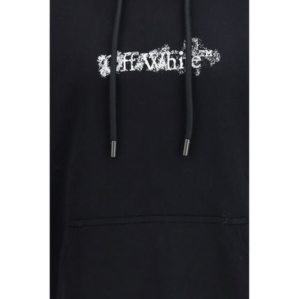 Off-White Black Cotton Sweatshirt