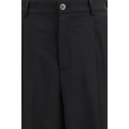 Marni Black Wool Casual Pants