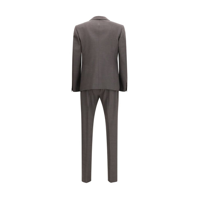 Dsquared² Gray Wool Two-Piece Suit