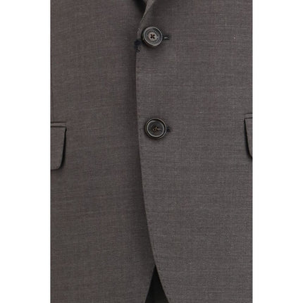 Dsquared² Gray Wool Two-Piece Suit