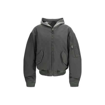 Balenciaga Gray Cotton Bomber
