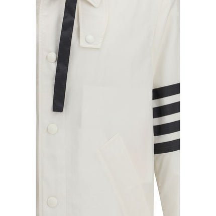 Thom Browne White Polyamide Sweatshirt