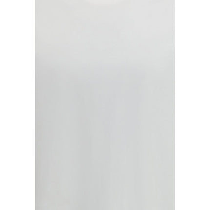 LAMINAR White Cotton Long Sleeve T-Shirt