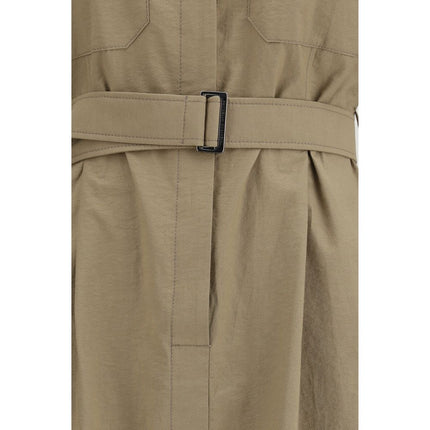 Brunello Cucinelli Beige Cotton Casual Dress