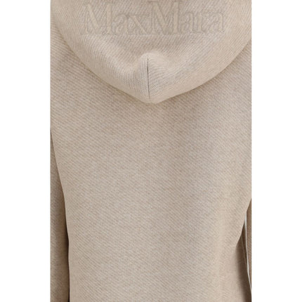 Max Mara Pure Beige Cotton Sweatshirt