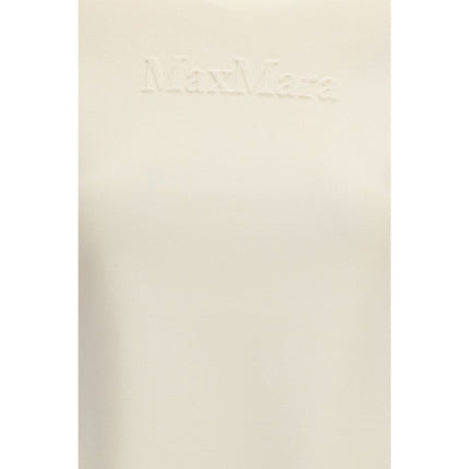 Max Mara Pure Beige Viscose T-Shirt