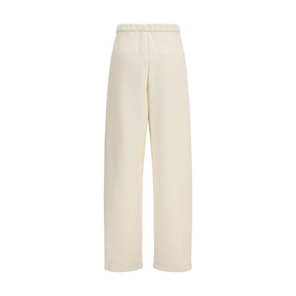 Max Mara Pure Beige Cotton Casual Pants