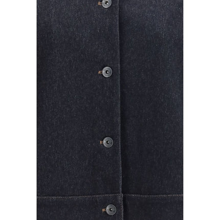 Max Mara Pure Blue Cotton Denim Jacket