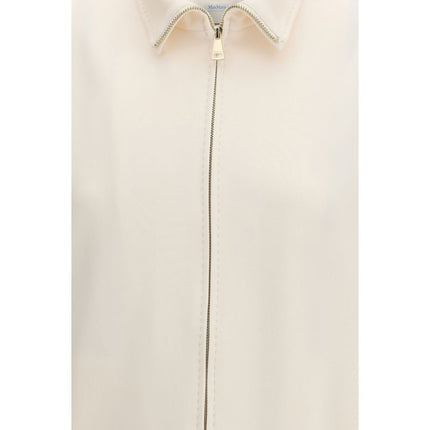 Max Mara Pure Beige Polyamide Shell Jacket