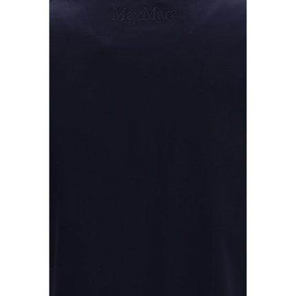Max Mara Pure Blue Cotton T-Shirt