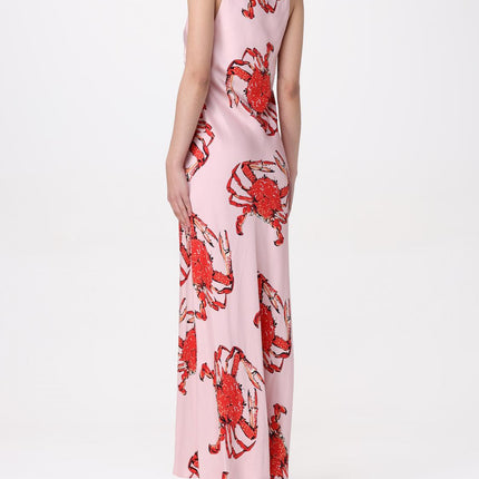 MSGM Multicolor Silk Casual Dress