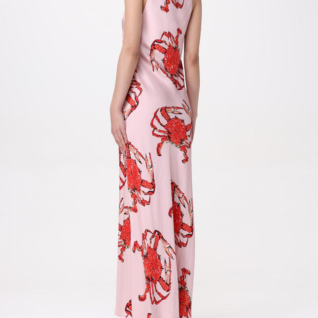 MSGM Multicolor Silk Casual Dress