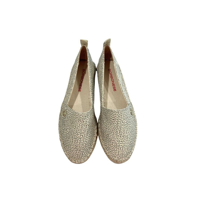 Borbonese Green Textile Women Sandal