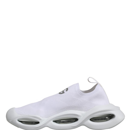Dolce & Gabbana White Slip On Wave Low Top Sneakers Shoes