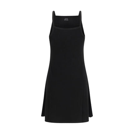 Courrèges Black Viscose Casual Dress