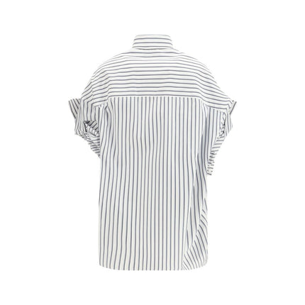 Balenciaga White Cotton Shortsleeve Shirt