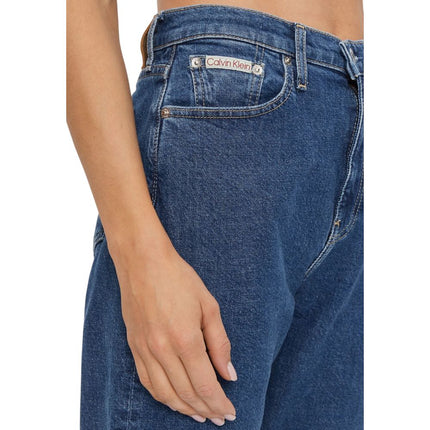 Calvin Klein Jeans Blue Cotton Skinny Jeans