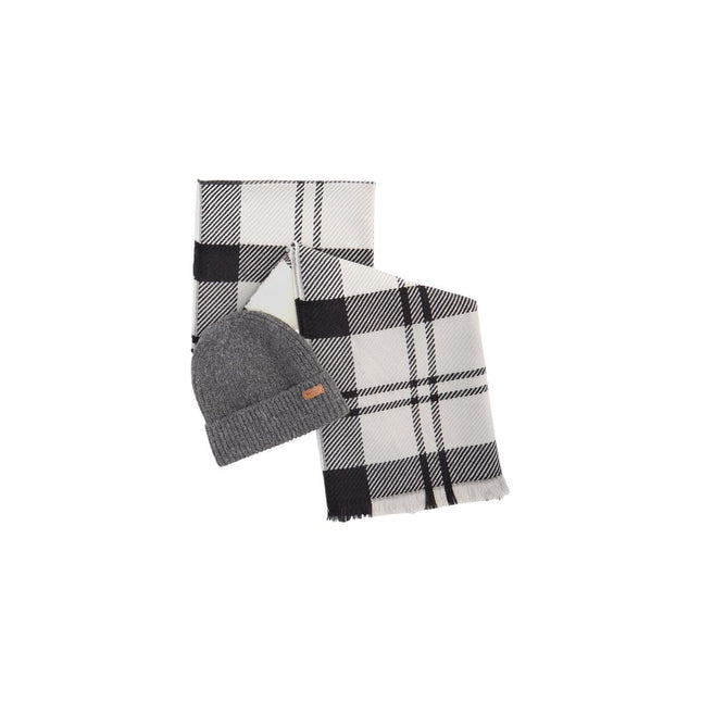 Barbour Gray Polyester Beanie