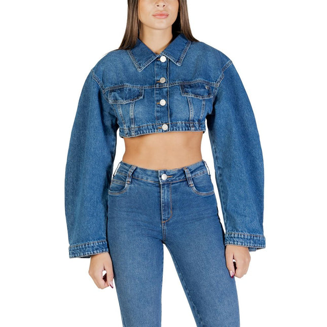Colcci Blue Cotton Denim Jacket