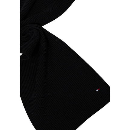 Tommy Hilfiger Black Cotton Beanie