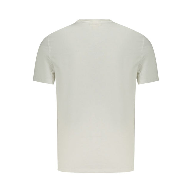 Calvin Klein White Cotton Men T-Shirt