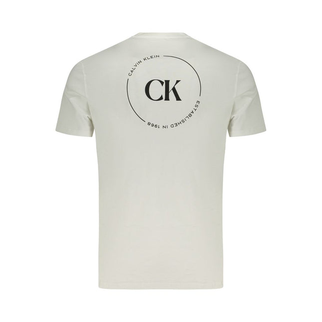 Calvin Klein Bianco Cotton Men T-Shirt