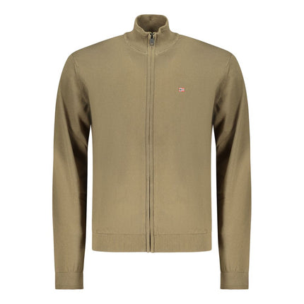 Napapijri Verde Cotton Men Cardigan