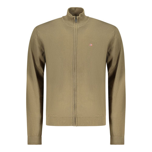Napapijri Verde Cotton Men Cardigan