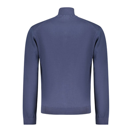Napapijri Blue Cotton Men Cardigan