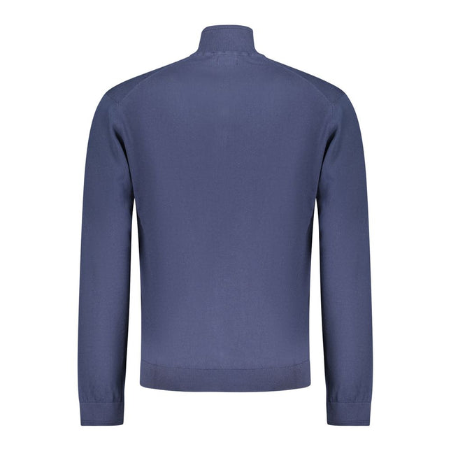 Napapijri Blue Cotton Men Cardigan